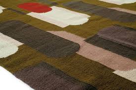 oman patterned wool rug by Élitis