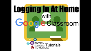 student login google clroom at home