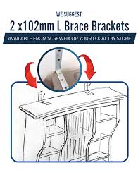 Wooden Plate Rack Mounting Instructions