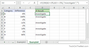Ms Excel How To Use The If Function Ws