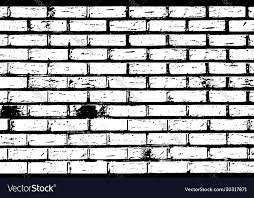 brick wall shape on white vector image