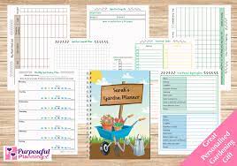 Personalised Garden Planner Notebook