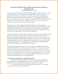 Personal Statement Residency Sample      Examples In PdfPersonal    