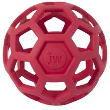 jw hol ee roller ball red petworkz