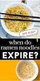 Can Ramen noodles expire?