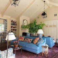 blue wool living room rug design ideas