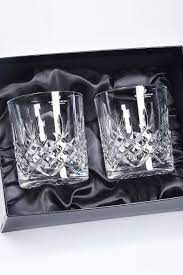 Buckingham Crystal Whisky Glass Pair