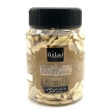 raw almonds in half 300 grams لوز ني