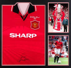 Includes the latest news stories, results, fixtures, video and audio. An Eric Cantona Signed Manchester United 1996 F A Cup Final Replica Jersey Signed In Black Mark