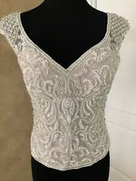 Details About Watters 2094b Roxie Corset Top Wedding Dress Separate Size 10 Ivory Latte 1800
