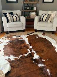 new cowhide rug tricolor brown cow hide