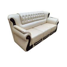 leather three seater office sofa at rs