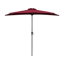 Ft Ruby Red Uv Resistant Half Umbrella