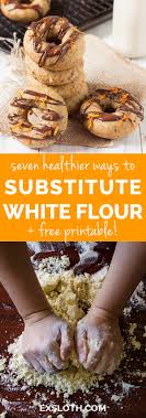 how to replace white flour when baking