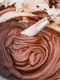 Simple Chocolate Icing With Cocoa Powder gambar png