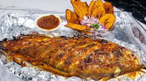 oven grilled croaker fish