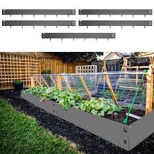 Vevor Steel Lawn Edging 5 Pieces Metal