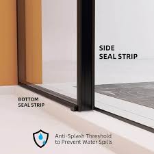 Glass Shower Door Frameless Bypass