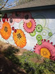 Garden Mural Mural Art Fence Art