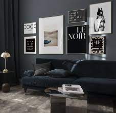 Black Couch Furniture Living Room Ideas