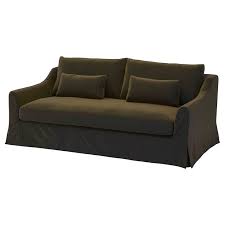 Sofa In Dark Olive Green