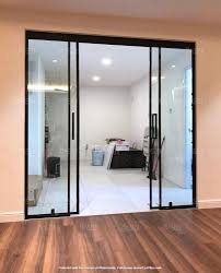 top hung sliding door master home