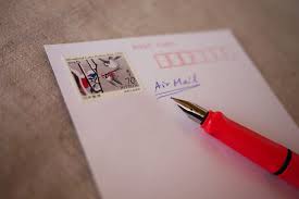 send a letter from an to friends and