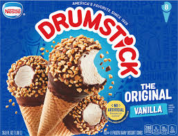 drumstick original vanilla ice cream