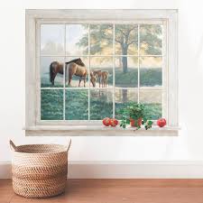 Wall Sticker Horses Window Muraldecal Com