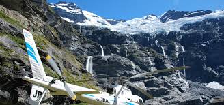 glacier and waterfalls heli tour