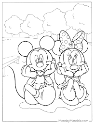 30 minnie mouse coloring pages free