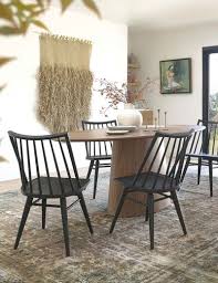 Black wood dining room chairs. Lanae Dining Chair Black Oak