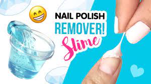 diy nail polish removing slime turn
