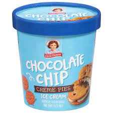 Little Debbie Chocolate Chip Creme Pies Ice Cream gambar png