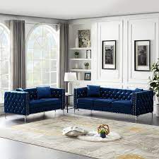 bar table set sofa blue