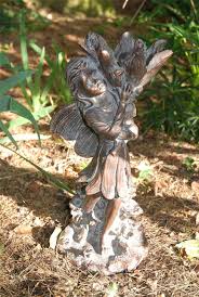 Traditional Flower Fairy Garden Sculpture