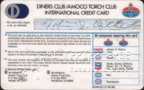 Driver id and odometer prompting. Bank Card Diners Club International Amoco Diners Club International Usa United States Of America Col Us Dc 0007 02