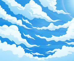 blue sky background vector art