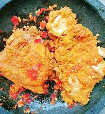 Ayam geprek cobek, penang island. Resep Ayam Geprek Cobek Chicken Recipes Chicken Recipes Boneless Seasame Chicken Recipe