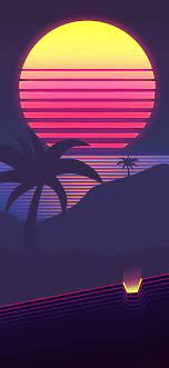 1125x2436 Synthwave Abstract 4k Iphone ...