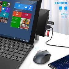 Testing conducted by microsoft in august 2018 using preproduction intel core i5, 256gb, 8 gb ram device. Allkei Multi Port Hub Docking Station For Microsoft Surface Pro 5 New Surface Pro 6