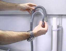 install a washing machine drain pipe