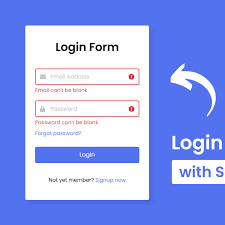 login form validation in html css