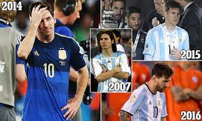 Olympic gold medallist in 2008 (named player of the tournament). Can Lionel Messi Mastermind A Weakened Argentina Side To Copa America Glory Daily Mail Online