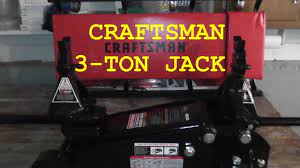 craftsman 3 ton floor jack set hd you