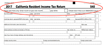 california resident income tax return