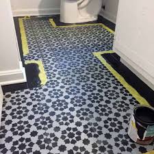 how to paint vinyl floors the budget