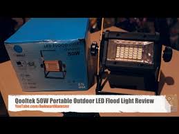 Qooltek 50w Portable Outdoor Led Flood