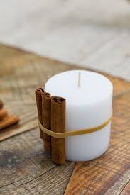 The Easiest Holiday Diy Cinnamon Stick Candles Front Roe By Louise Roe