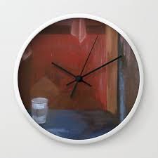 Coffee Cup Wall Clock By Leon T